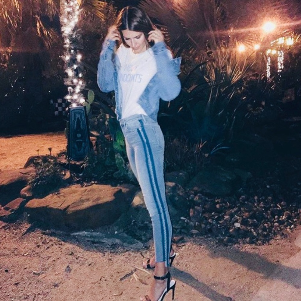 MOTHER Stunner Zip Ankle Step Fray Jeans